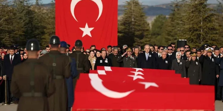 Türkiye şehitleri için tören düzenlendi