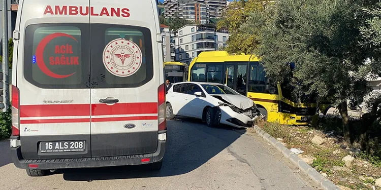 Bursa’da izne gelen uzman çavuş trafik kazasında yaralandı