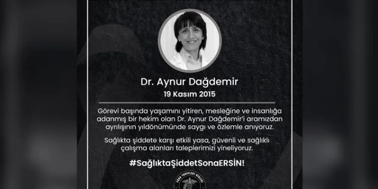 Dr. Aynur Dağdemir anıldı: Şiddetin her türüne karşı dayanışma çağrısı