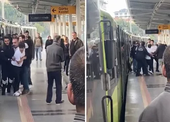 Bursa’da metroda koltuk tartışması