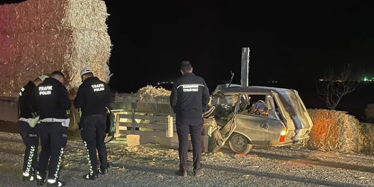 Otomobil TIR’a ok gibi saplandı: Karı-koca hayatını kaybetti
