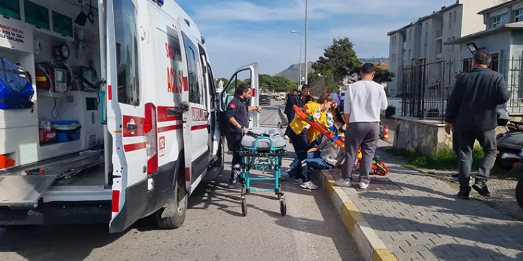 Sinop’ta motosiklet devrildi: 1 yaralı