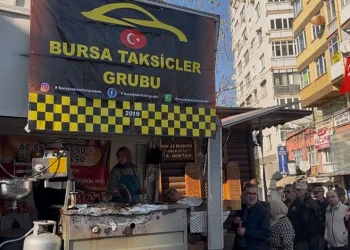 Bursa’da taksicilerden anlamlı hayır