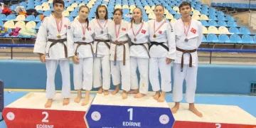 Gemlik Belediyespor Judo Takımı Edirne’de Madalyaları Topladı