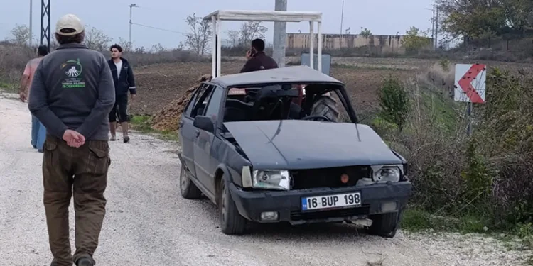 Bursa’da trafik kazası: 1 ölü, 2 yaralı