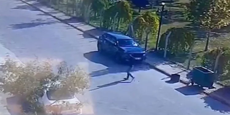 Drift atarken polis dronuna yakalandı