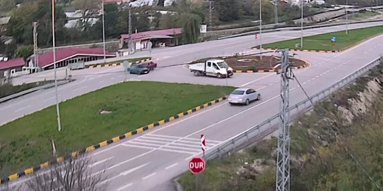 Drift atarken polis dronuna yakalandı