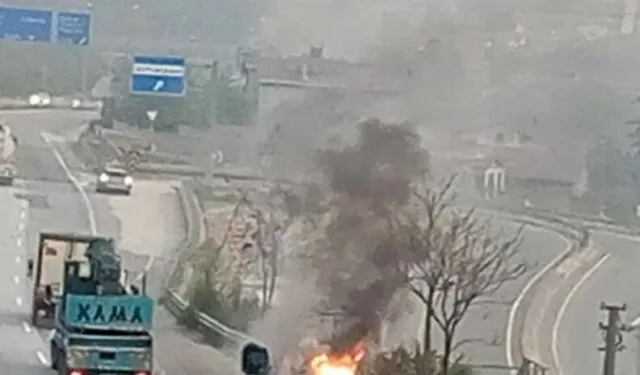 Yolun karşısına geçmeye çalışan yayaya hafriyat kamyonu çarptı