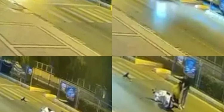 Yolun karşısına geçmeye çalışan yayaya hafriyat kamyonu çarptı