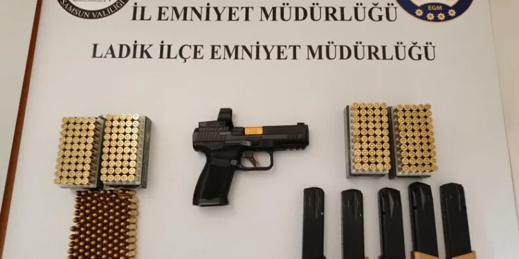 Samsun’da silahla ateş eden şahıs yakalandı: 92 boş kovan ele geçirildi