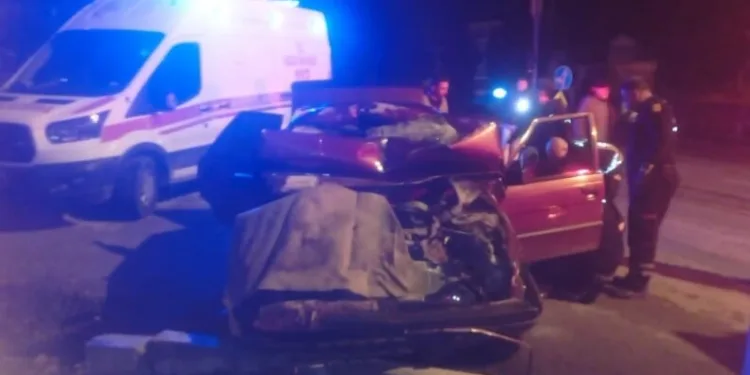 Tekirdağ’da otomobil şarampole yuvarlandı: 1 ölü, 1 yaralı