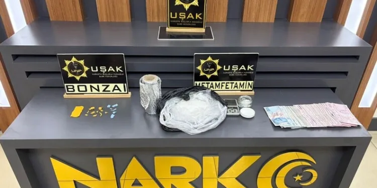 Uşak’ta uyuşturucu operasyonu: 5 kişi tutuklama