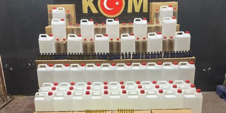 Bursa’da kaçak alkol operasyonu