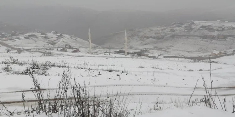 Gümüşhane’nin yüksek kesimleri beyaza büründü