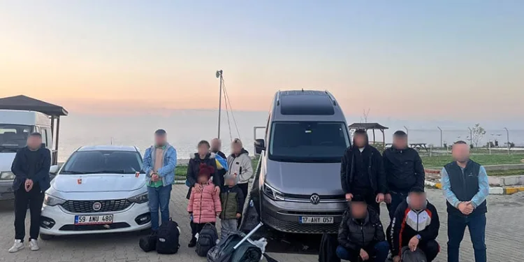 Tekirdağ’da 20 düzensiz göçmen yakalandı