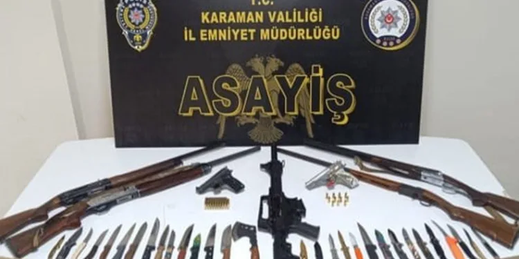 Karaman polisin asayiş uygulamaları devam ediyor: 11 tutuklama