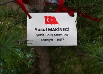 Bursa’da şehitler anısına fidan dikildi