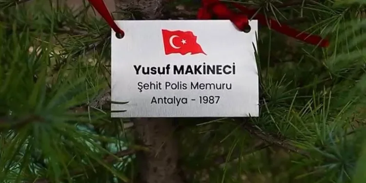 Bursa’da şehitler anısına fidan dikildi