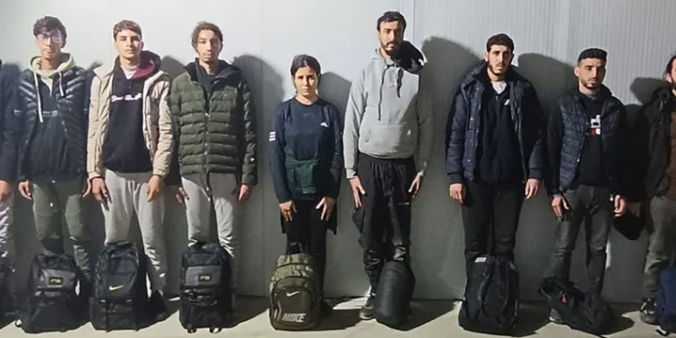 Edirne’de 9 düzensiz göçmen yakalandı