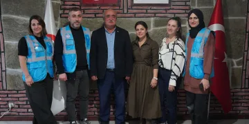 Orhangazi Belediyesi Mavi Yeleklilerden Kızılay’a Ziyaret