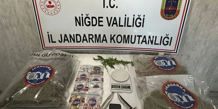 Niğde’de 2 kilo 251 gram uyuşturucu ele geçirildi