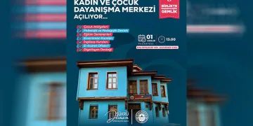 Gemlik Belediyesi Kadın ve Çocuk Dayanışma Merkezi açılıyor