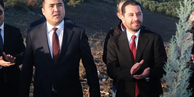 Kırgızistan-Türkiye dostluk ilişkileri fidanlarla kök saldı