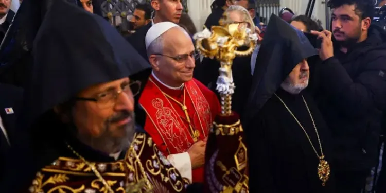 Papa Ahmet Minguzzi’nin babasıyla görüştü