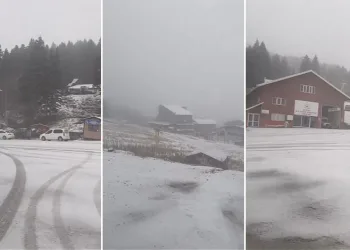Uludağ’da kar yağışı etkisini gösterdi