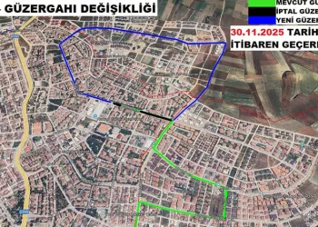 İnegöl’de halk otobüsü hatlarında düzenleme yapıldı
