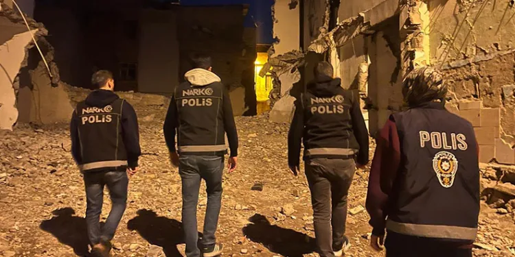 Siirt’te 5 noktada “narko-alan” uygulaması