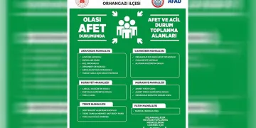 Orhangazi Belediyesi Afet Hazırlığı İçin Hatırlatma Yaptı