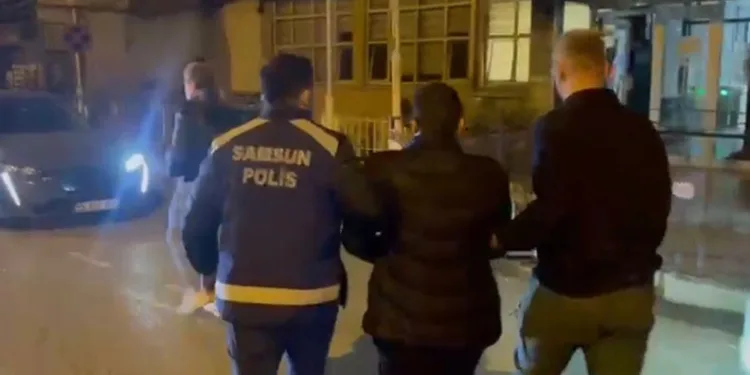 Samsun’da 12 yıl hapis cezası bulunan firari yakalandı