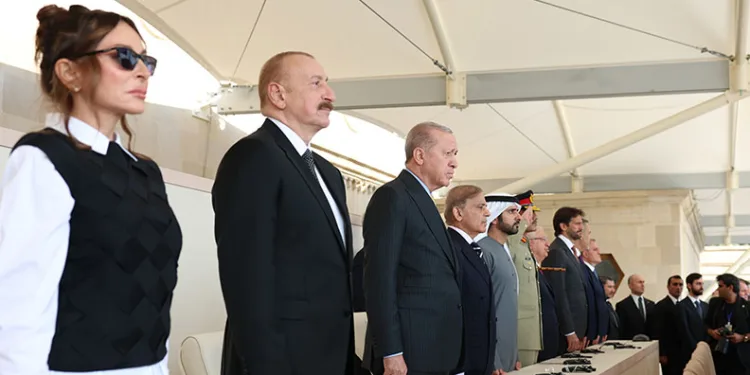 Erdoğan, 8 Kasım Zafer Günü’nün kutlandığı tören alanında