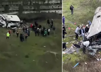Esenyurt’ta servis aracı şarampole yuvarlandı. 5 ölü, 6 yaralı
