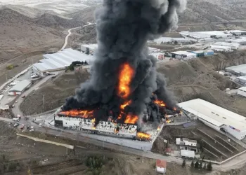 Kırıkkale’de kimya fabrikasında yangın