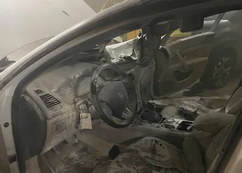 Bursa’da kapalı otoparkta yanan otomobil paniğe neden oldu