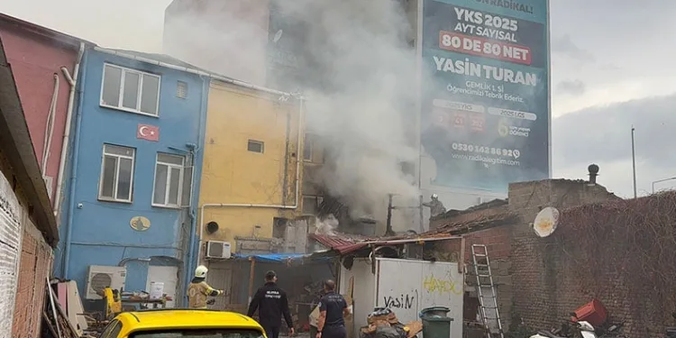 Bursa’da pide imalathanesinde yangın paniği