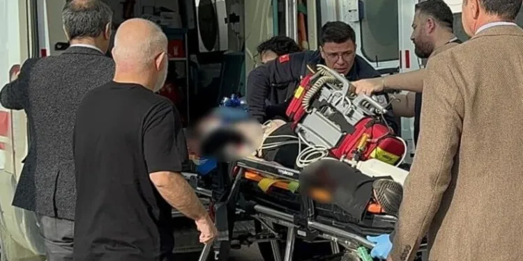 Kamyonetle yolcu otobüsü çarpıştı: 2 yaralı