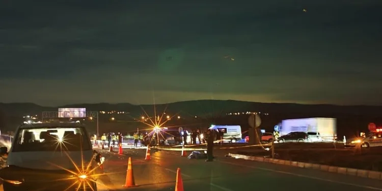 18 kişinin yaralandığı kaza güvenlik kamerasında
