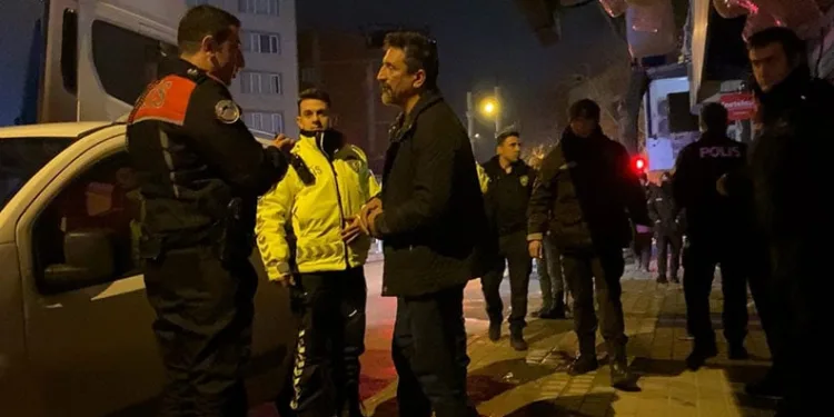 Polislerin alkollü sürücüyle imtihanı