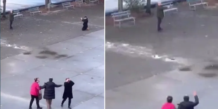 Kızını rahatsız eden genci okul bahçesinde rehin aldı