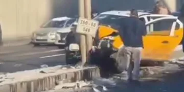 Buzlanma kazayı beraberinde getirdi