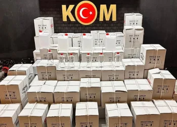 Bursa’da bin 200 litre etil alkol ele geçirildi