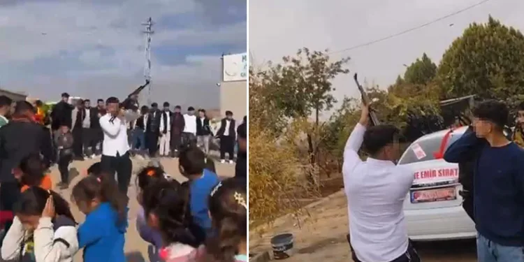Şanlıurfa’da düğünde uzun namlulu silahla havaya ateş açtı