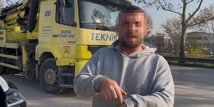 Bursa’da kendi hatasının faturasını polise kesmeye çalıştı