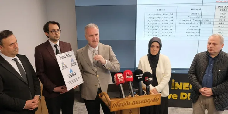 İnegöl’ün hava kalitesi iyileşiyor