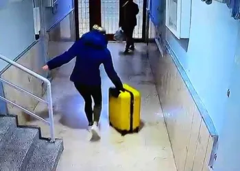 Güllü’nün kızının bavulla çıktığı görüntü ortaya çıktı
