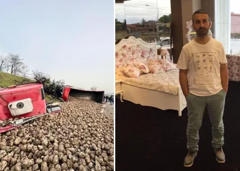 Bursa’da kazada hayatını kaybeden kişi, son yolculuğuna uğurlandı