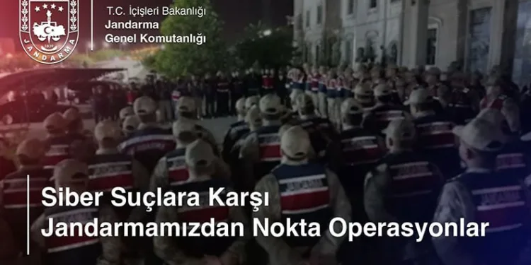 Jandarmadan ‘Siber Dolandırıcılık’ operasyonu: 54 tutuklu